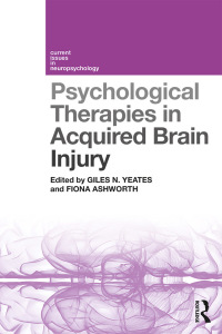 Titelbild: Psychological Therapies in Acquired Brain Injury 1st edition 9781138581241
