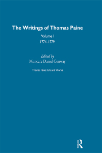 Cover image: Thomas Paine: Life and Works 1st edition 9780415473149