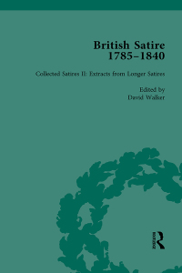 Immagine di copertina: British Satire, 1785-1840, Volume 2 1st edition 9781138751187