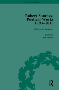 صورة الغلاف: Robert Southey: Poetical Works 1793–1810 Vol 3 1st edition 9781138756700