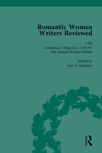 Cover image: Romantic Women Writers Reviewed, Part I Vol 3 1st edition 9781138756755