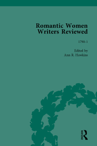 Immagine di copertina: Romantic Women Writers Reviewed, Part III vol 7 1st edition 9781138756793