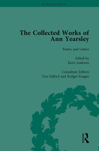 Cover image: The Collected Works of Ann Yearsley Vol 1 1st edition 9781138758315