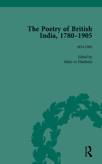 Imagen de portada: The Poetry of British India, 1780–1905 Vol 2 1st edition 9781138762145
