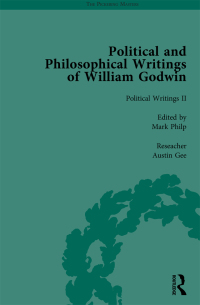 Imagen de portada: The Political and Philosophical Writings of William Godwin vol 2 1st edition 9781138762244
