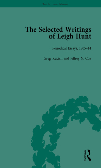 Cover image: The Selected Writings of Leigh Hunt Vol 1 1st edition 9781138763142