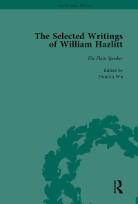 Imagen de portada: The Selected Writings of William Hazlitt Vol 8 1st edition 9781138763272