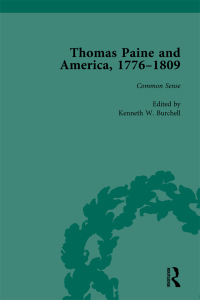 Cover image: Thomas Paine and America, 1776-1809 Vol 1 1st edition 9781138765214