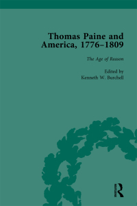 Imagen de portada: Thomas Paine and America, 1776-1809 Vol 3 1st edition 9781138765238