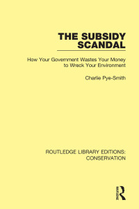 Imagen de portada: The Subsidy Scandal 1st edition 9780367416553