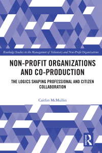 Cover image: Non-profit Organizations and Co-production 1st edition 9781032361710