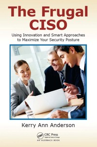 Imagen de portada: The Frugal CISO 1st edition 9781138436831