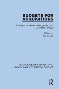 صورة الغلاف: Budgets for Acquisitions 1st edition 9780367409616