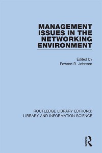 Cover image: Management Issues in the Networking Environment 1st edition 9780367422943