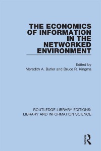 Titelbild: The Economics of Information in the Networked Environment 1st edition 9780367425173