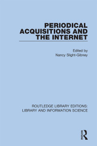 Imagen de portada: Periodical Acquisitions and the Internet 1st edition 9780367369880