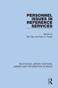 Titelbild: Personnel Issues in Reference Services 1st edition 9780367374112