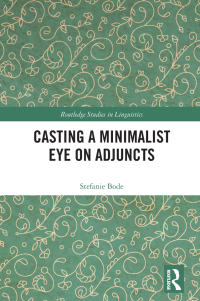 صورة الغلاف: Casting a Minimalist Eye on Adjuncts 1st edition 9781032082486