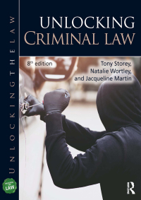 Cover image: Unlocking Criminal Law 8th edition 9780367642389