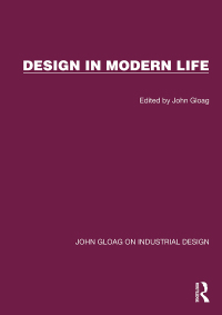 Imagen de portada: Design in Modern Life 1st edition 9781032366111