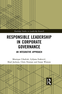 表紙画像: Responsible Leadership in Corporate Governance 1st edition 9780367481568