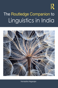 Imagen de portada: The Routledge Companion to Linguistics in India 1st edition 9780367541514