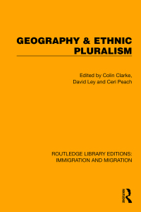 表紙画像: Geography & Ethnic Pluralism 1st edition 9781032370361