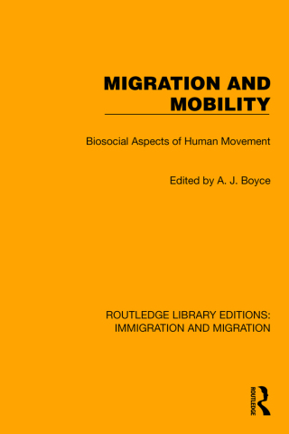 Cover image: Migration and Mobility 1st edition 9781032367286