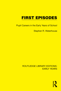 Cover image: First Episodes 1st edition 9781032357911