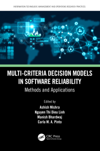 Immagine di copertina: Multi-Criteria Decision Models in Software Reliability 1st edition 9780367408824