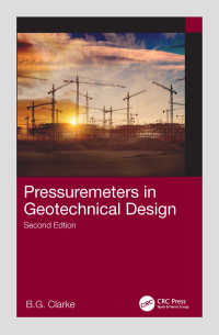 Cover image: Pressuremeters in Geotechnical Design 2nd edition 9780367464684