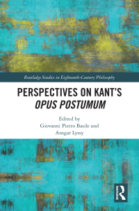 Imagen de portada: Perspectives on Kant’s Opus postumum 1st edition 9780367545666
