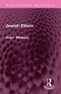 Cover image: Jewish Ethics 1st edition 9781032367422
