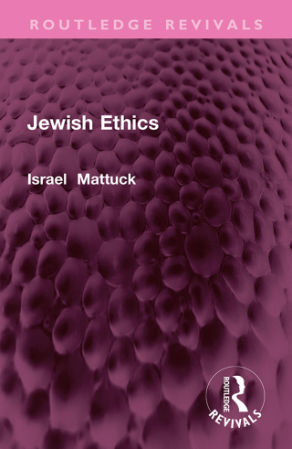 Cover image: Jewish Ethics 1st edition 9781032367439
