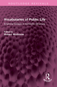 Cover image: Vocabularies of Public Life 1st edition 9781032383798