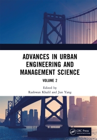 Imagen de portada: Advances in Urban Engineering and Management Science Volume 2 1st edition 9781032384924
