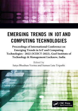 Cover image: Emerging Trends in IoT and Computing Technologies 1st edition 9781032485249