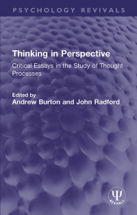 表紙画像: Thinking in Perspective 1st edition 9781032394275