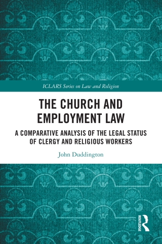 Cover image: The Church and Employment Law 1st edition 9780367553197