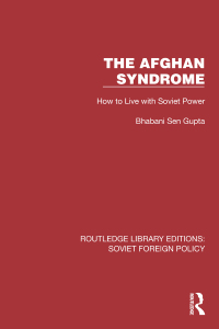 Cover image: The Afghan Syndrome 1st edition 9781032374727