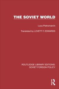 Cover image: The Soviet World 1st edition 9781032373324