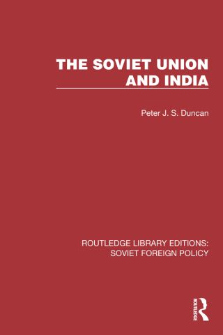 Cover image: The Soviet Union and India 1st edition 9781032393766