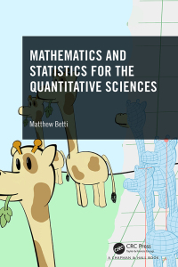 表紙画像: Mathematics and Statistics for the Quantitative Sciences 1st edition 9781032208145