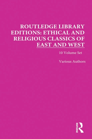 Cover image: Ethical and Religious Classics of East and West 1st edition 9781032132679