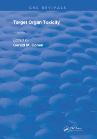 Cover image: Target Organ Toxicity 1st edition 9780429297137