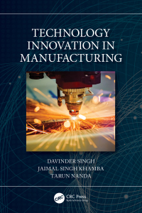 Omslagafbeelding: Technology Innovation in Manufacturing 1st edition 9781032210278