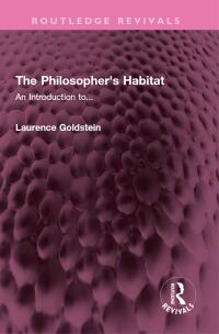 Cover image: The Philosopher's Habitat 1st edition 9781032388649