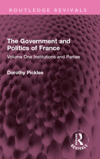 Immagine di copertina: The Government and Politics of France 1st edition 9781032387833