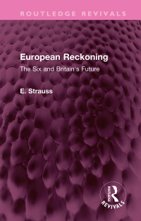 Cover image: European Reckoning 1st edition 9781032398426
