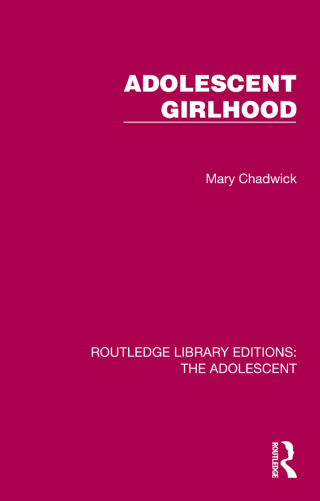 Cover image: Adolescent Girlhood 1st edition 9781032385327